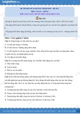 Đề thi học kì 2 Vật lí 10 Kết nối tri thức - Đề số 9